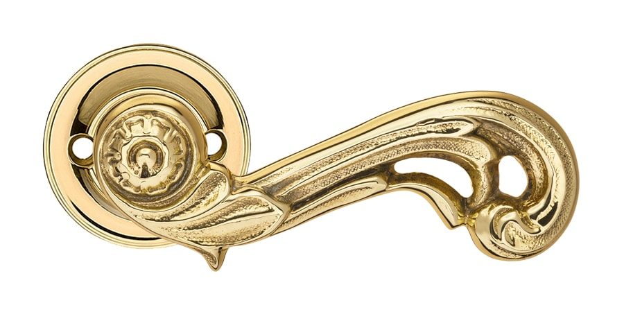 Chrystian Klamka mosiężna do drzwi POLIER 130