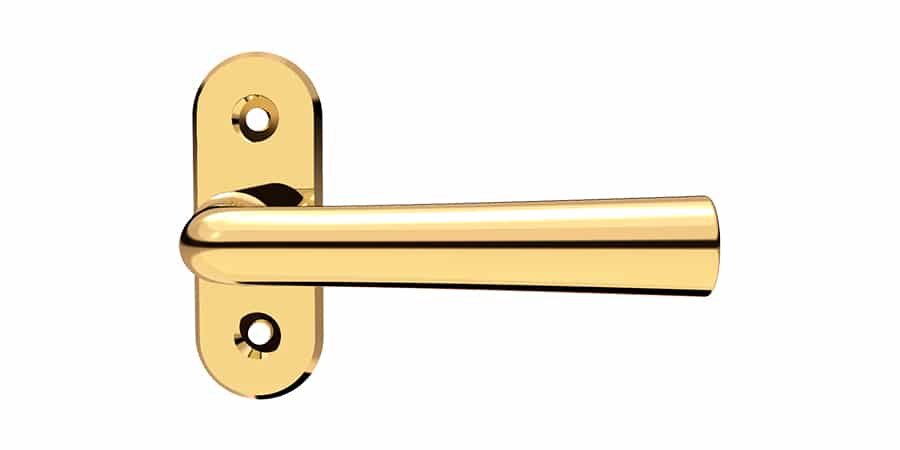 Zdjęcie klamki mosiężnej do okna GENON V87 Klamka mosiężna do okna GENON V87