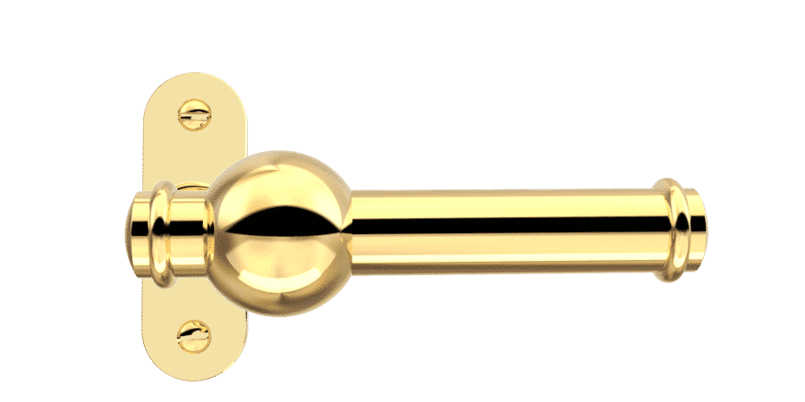 Zdjęcie klamki tarasowej z mosiądzu CREUTZ 94 Klamka tarasowa z mosiądzu CREUTZ 94